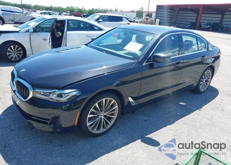 2021 BMW 540I из США, поврежденный, VIN WBA53BJ00MWX27839